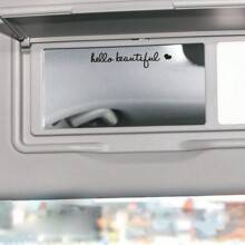 Shein Car Sticker Hello Beautiful Car Vanity Mirror Rearview Mirror