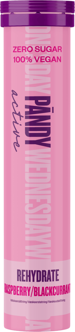 Pandy Pändy Rehydrate Effervescent Tablets Raspberry Blackcurrant 20