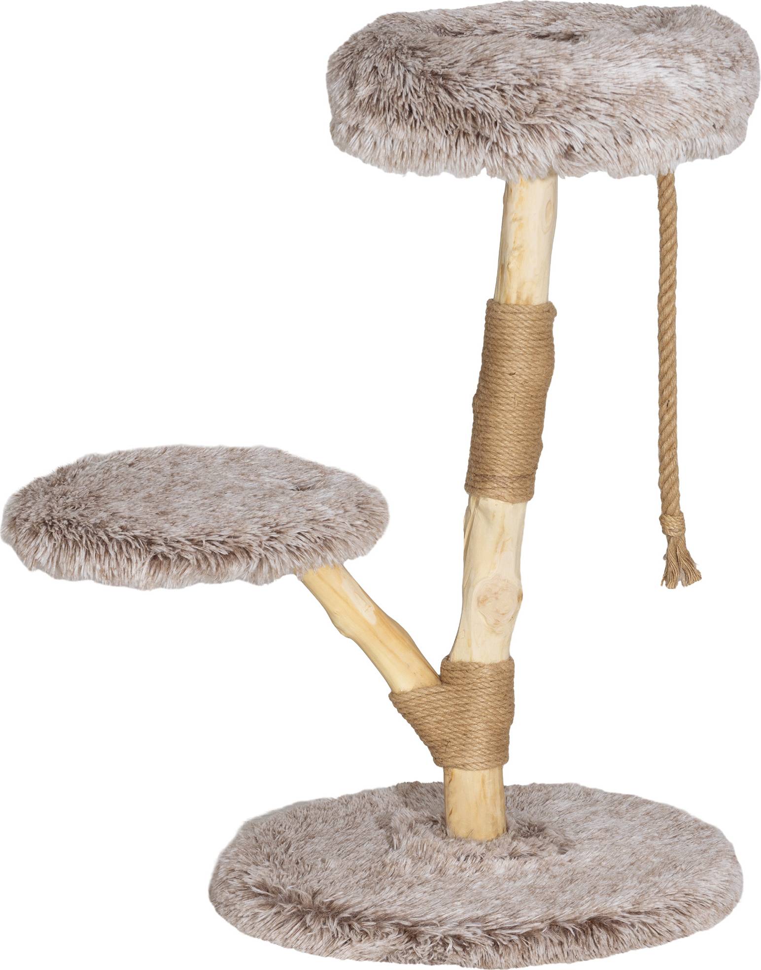 Modern cat tree Pawhut 35 Inch Modern Cat Tree for Indoor Cats, Scratching Rope