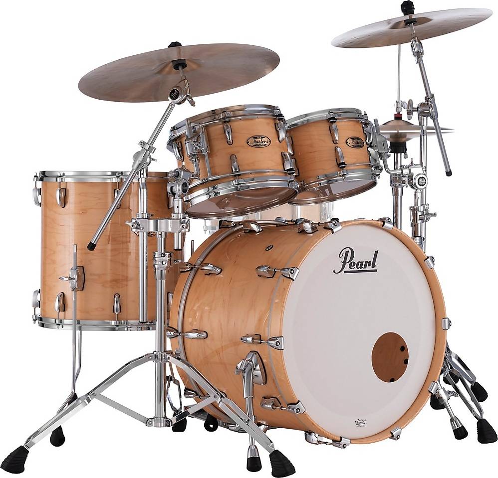 Pearl Masters Maple Pure 4-Piece Shell Pack Natural Maple