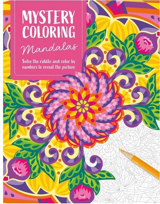 Mystery Coloring Mandalas Solve the Riddle and Color