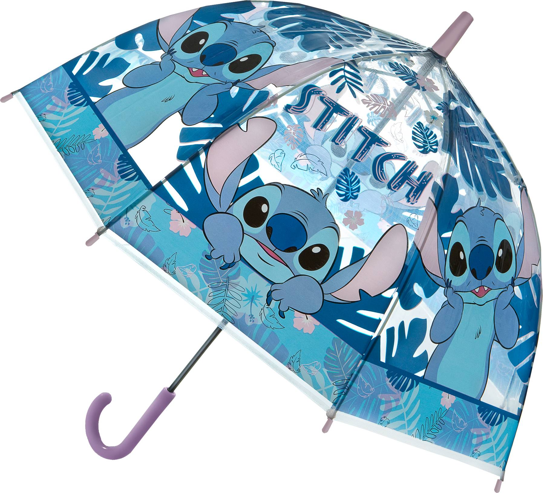 Undercover Stitch Paraply - Rosa/Blå