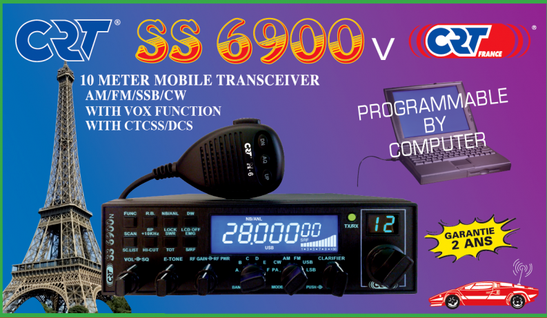 CRT s6900v Cb Radiostation