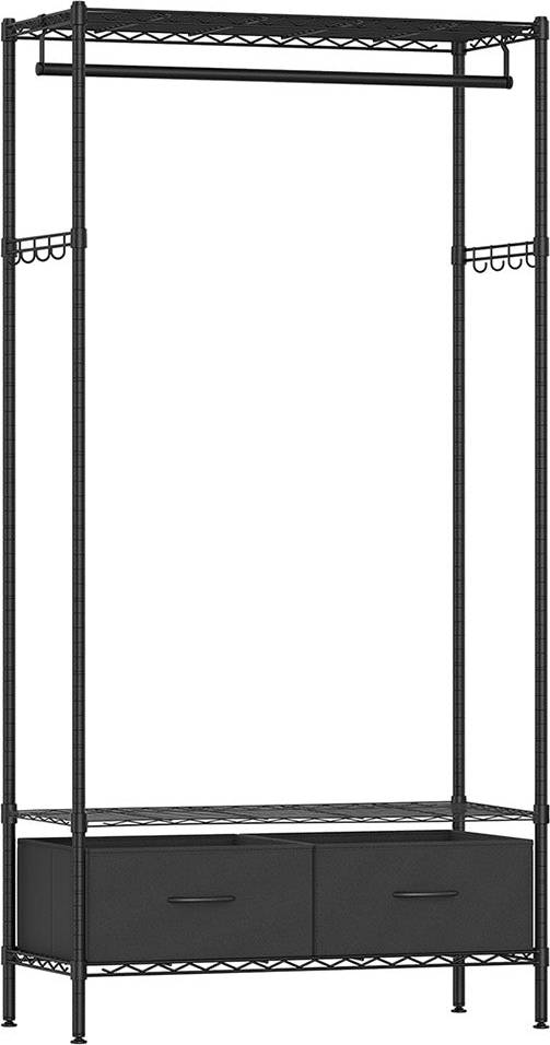 Songmics with Mesh Clothes Rack
