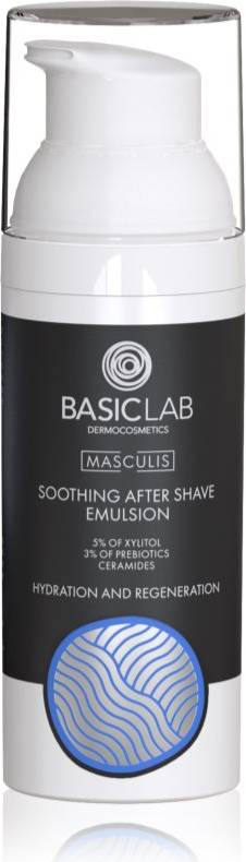Basiclab Masculis Lindrande Emulsion Rakvatten 50 ml