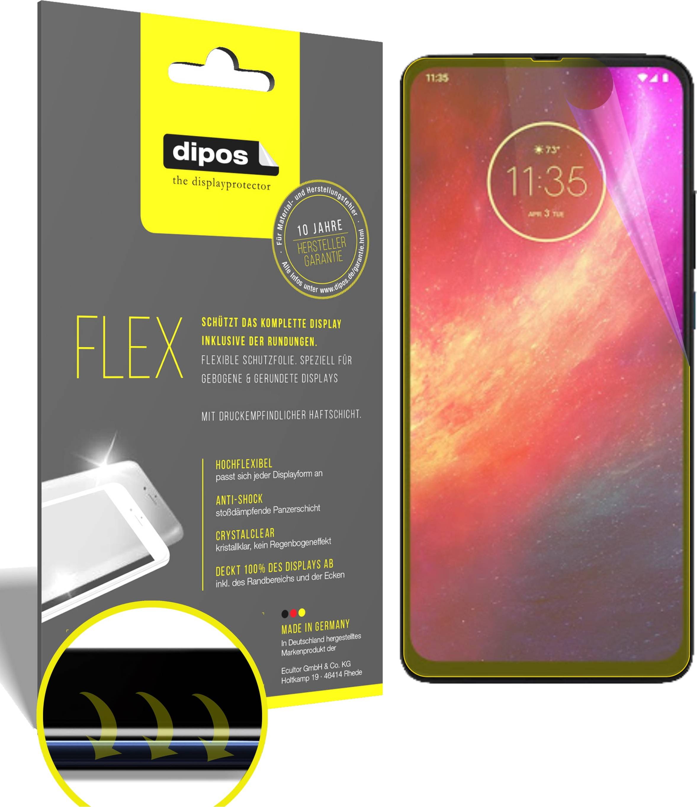 Dipos 3x Screen Protector For Moto One Hyper