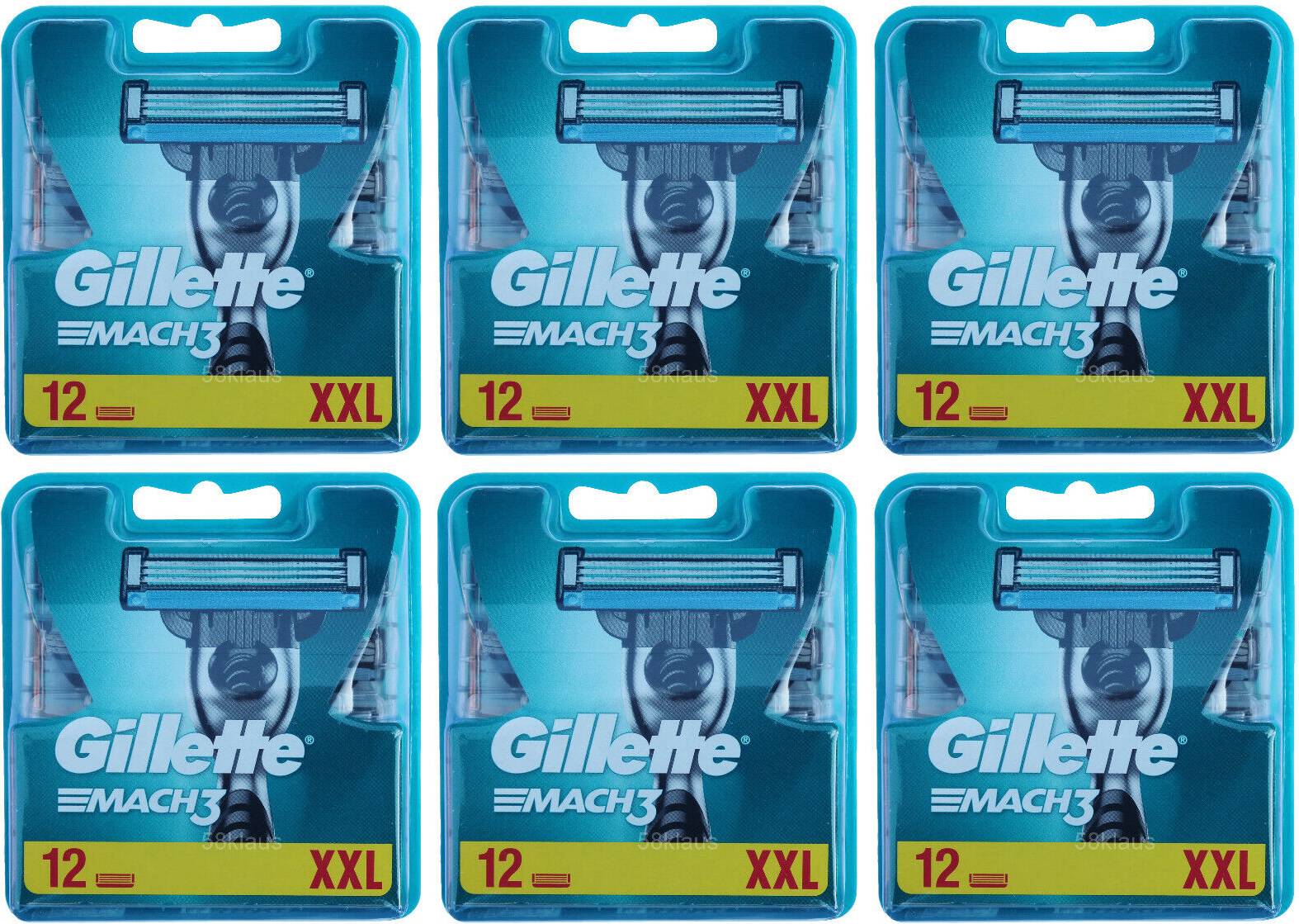Gillette mach3 Gillette Mach3 Rakblad 12-Pack