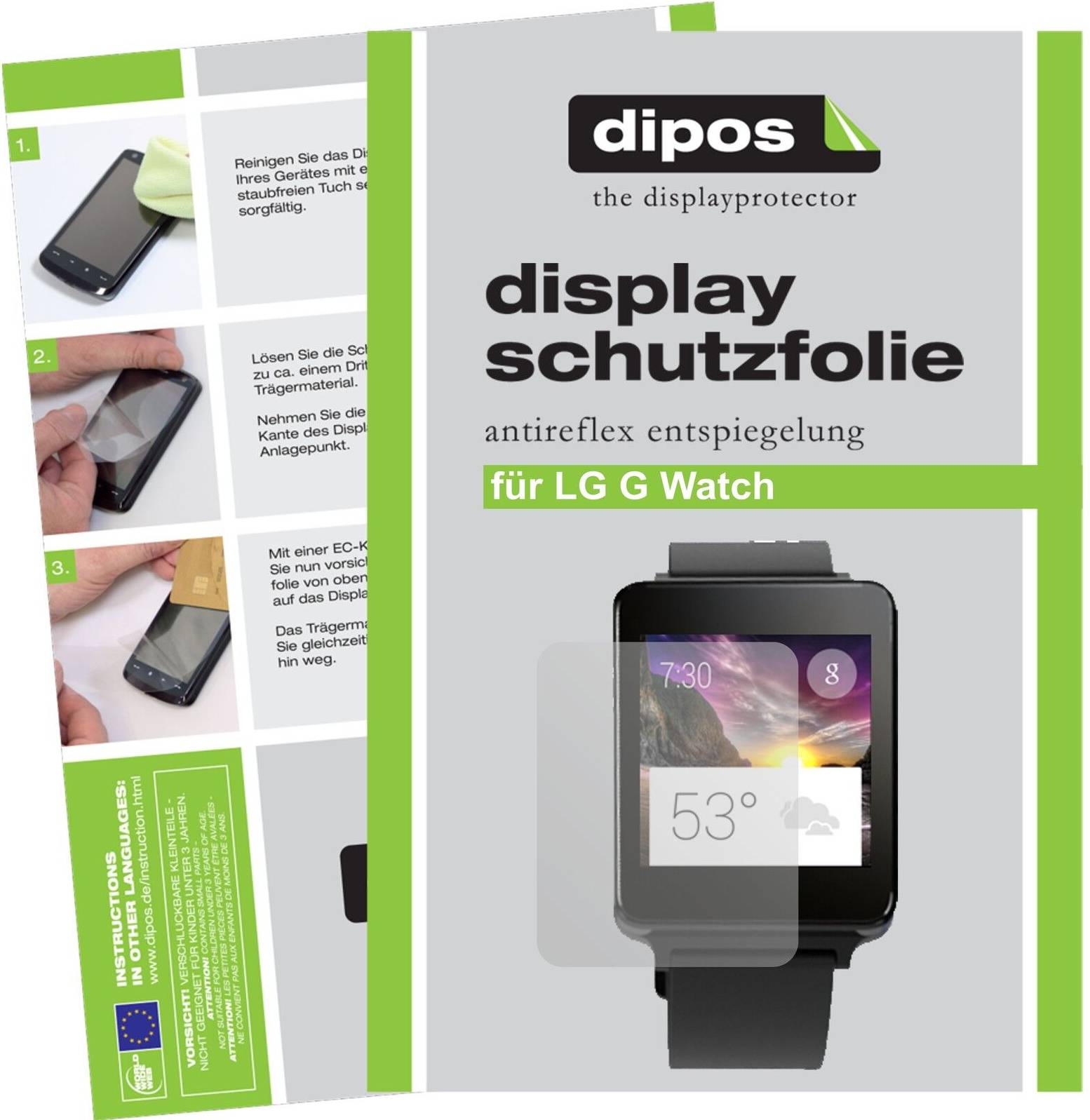 Dipos 6x Screen Protector LG Watch