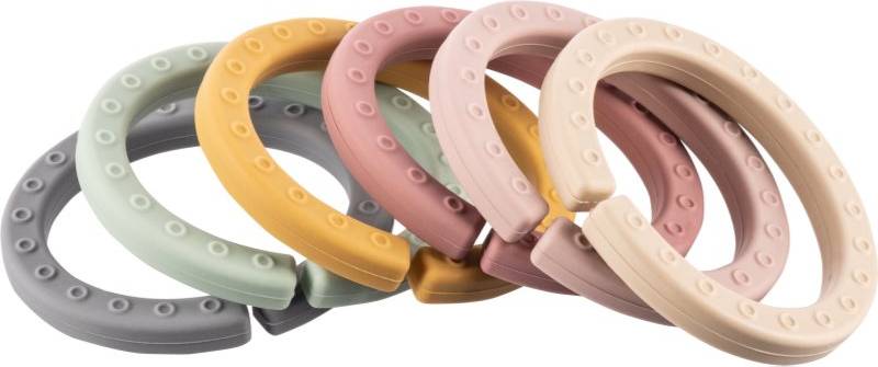 Silicone Links Set Rings Multicolor