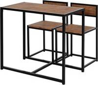 Homcom 3 Pcs Panels Dining Set