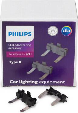 Philips h7 Philips Ultinon Pro6000 H7 LED 2x Adapter Rings
