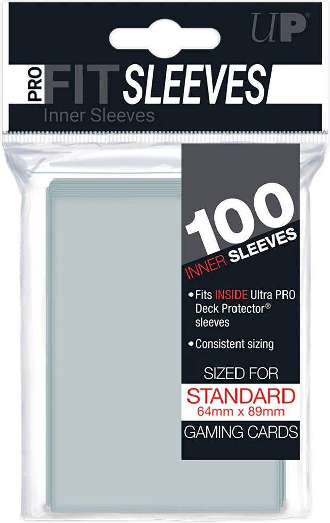Ultra Pro Pro Fit Standard Deck Inner Sleeves 100 Pack