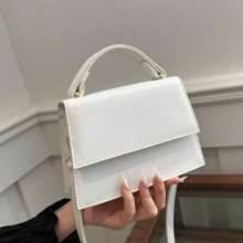 Shein Mini Fashionable Solid Color Handbag
