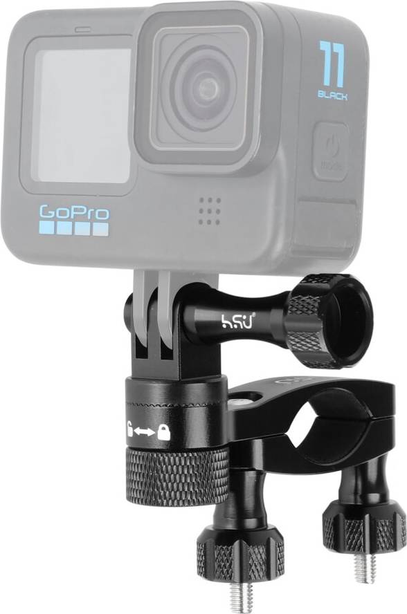 Handlebar Mount for GoPro, 360 Rotating Action Camera Clamp Mounts