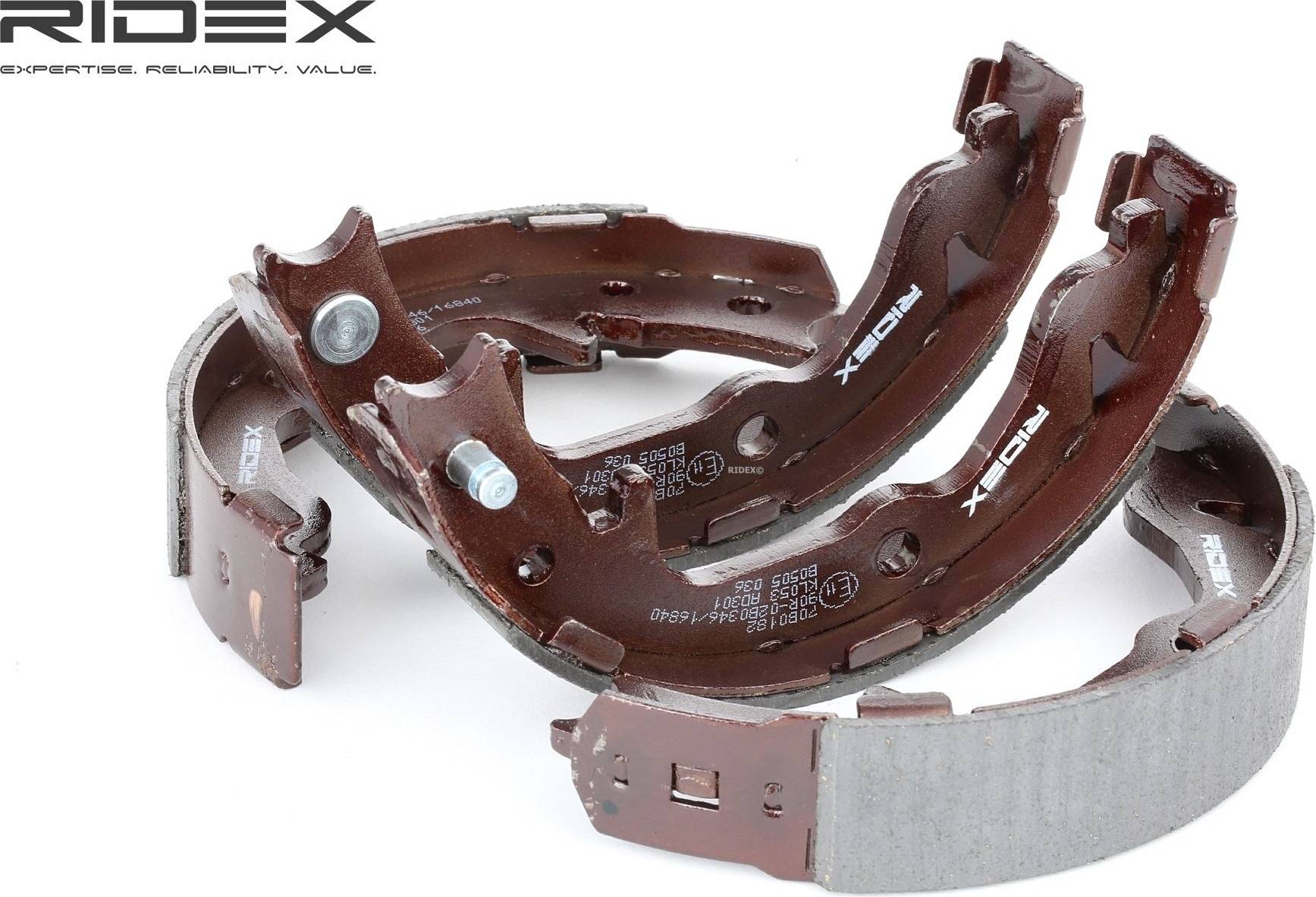 Ridex Brake Shoes Rear Axle Without Lever