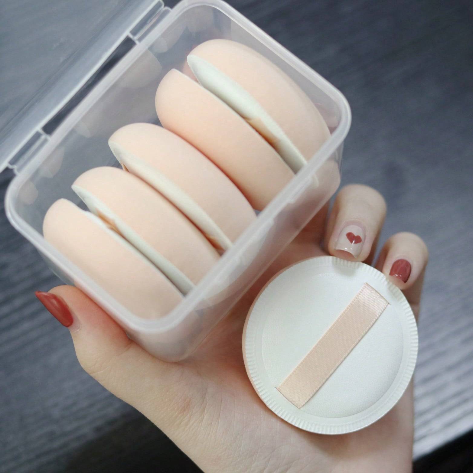 Shein Makeup Sponge Puff Set with Container