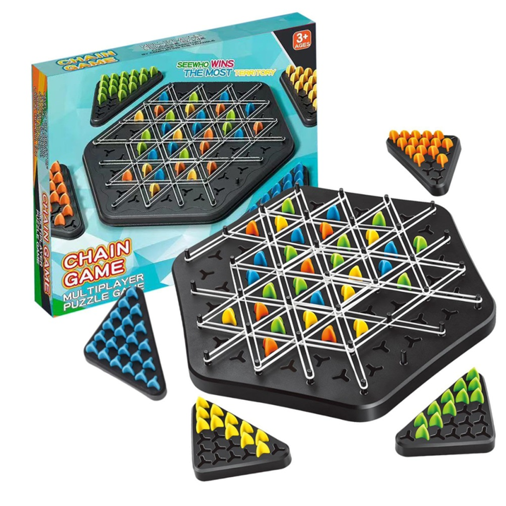 Typecat Chain Triangle Game,Chain Chess Board Puzzle Game
