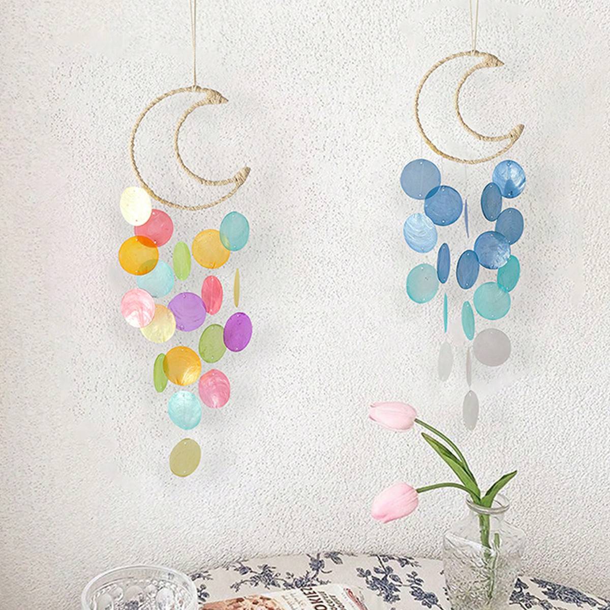 Moon Wind Chime Dream Catching Net