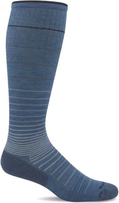 Sockwell Circulator Moderate Graduated Compression Socks Bluestone