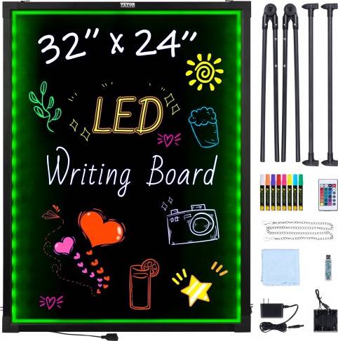 VEVOR LED Message Writing Board 32"x24"