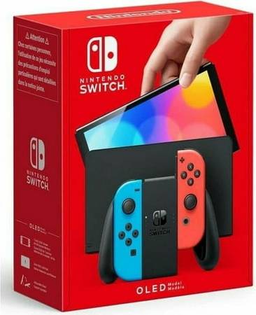 Nintendo switch oled Nintendo Switch OLED Model Neon Red Neon Blue