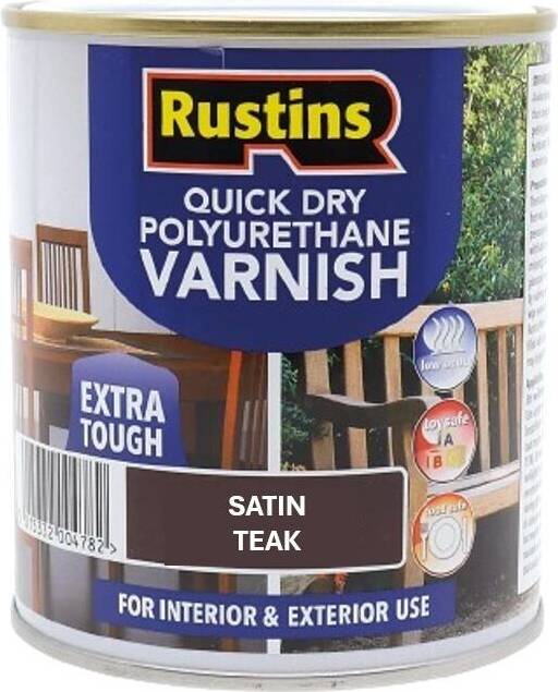 Rustins quick dry polyurethane varnish extra