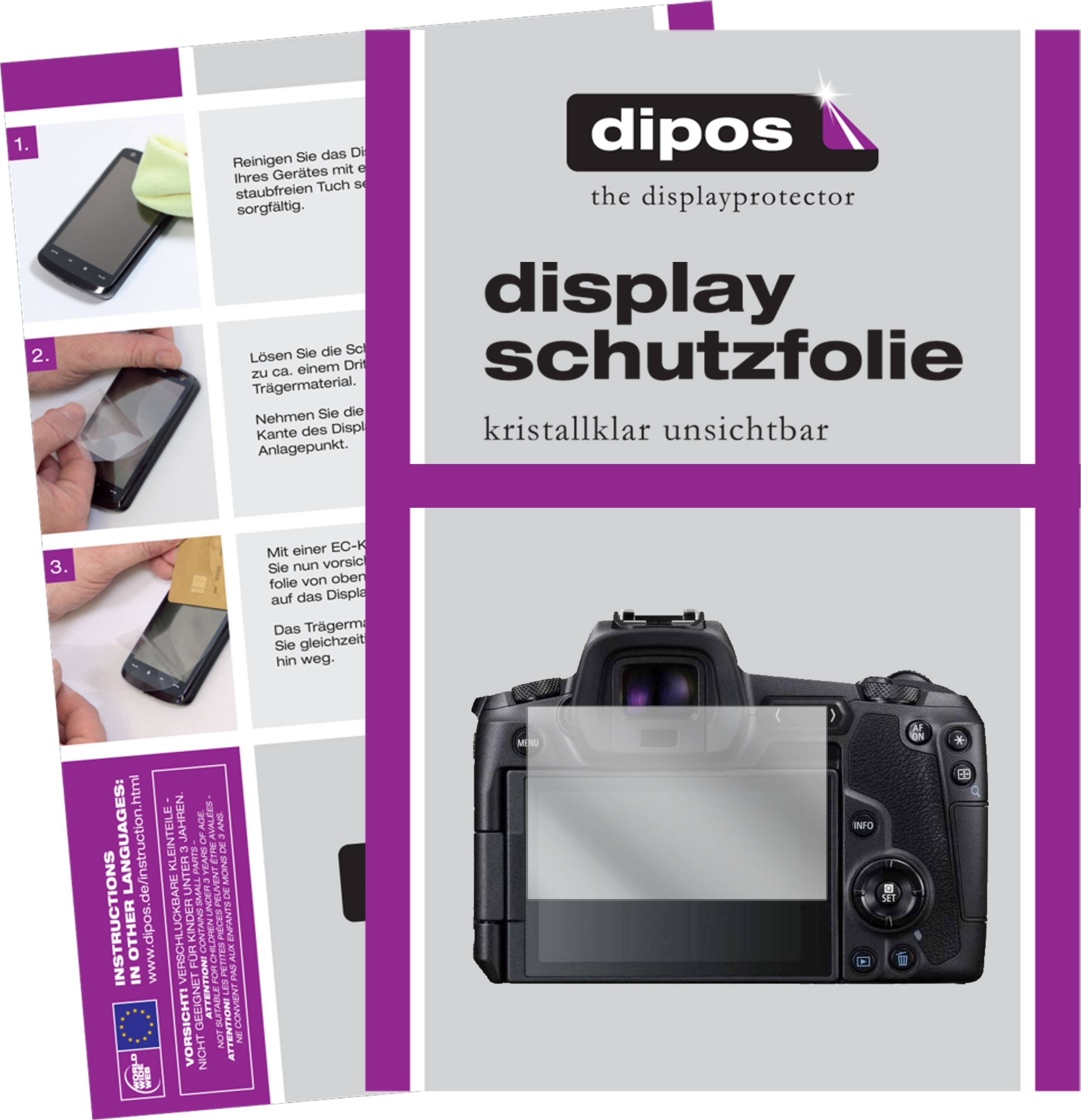 Dipos Screen Protector Canon EOS R Crystal