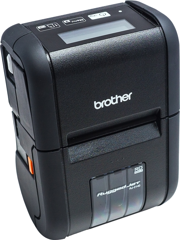 Brother label printer Brother RuggedJet 2 Portable 2" Thermal Receipt/Label Printer USB