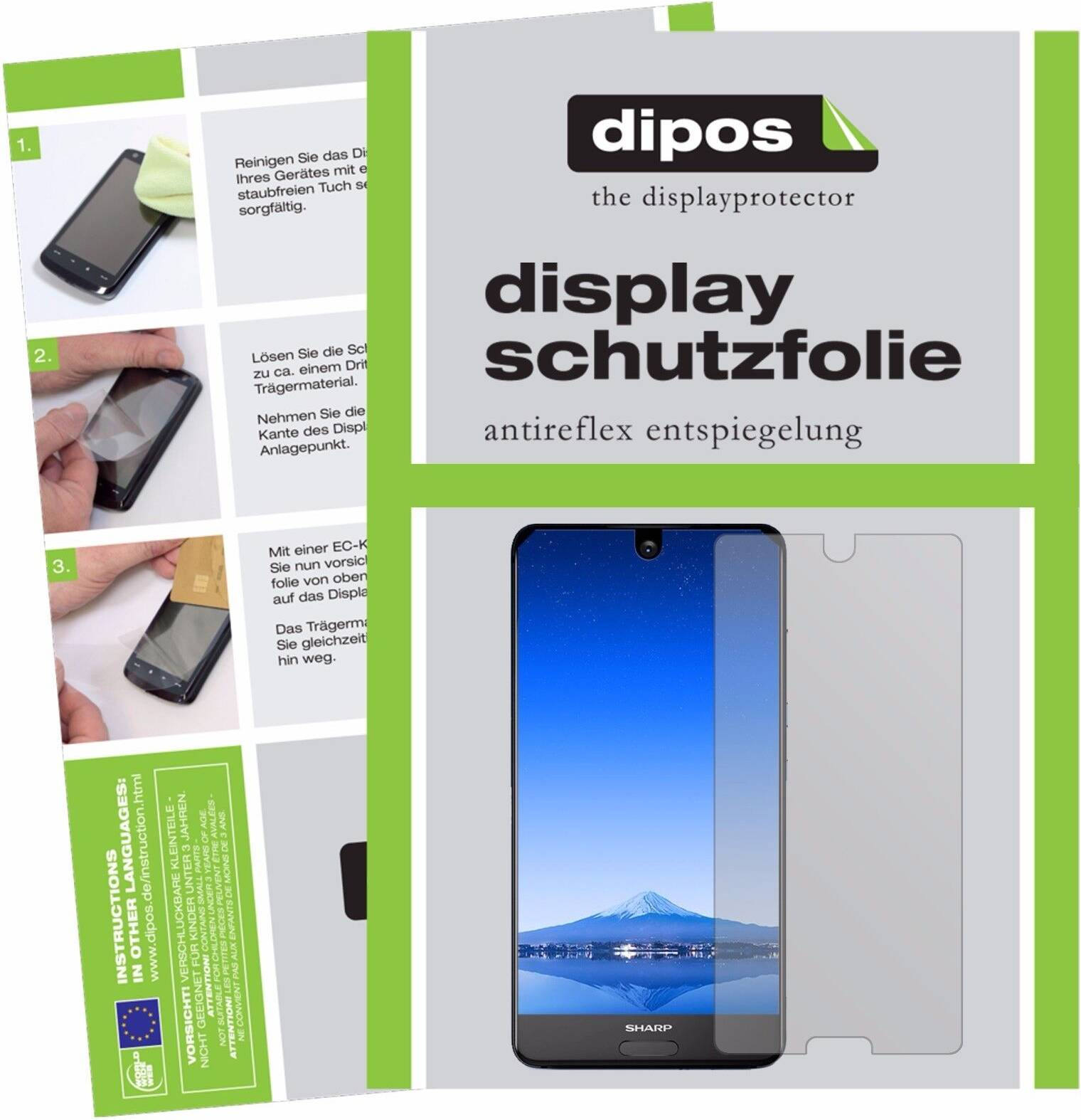 Dipos Screen Protector Sharp Aquos S2
