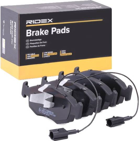 Ridex Brake Pad Set Front Axle