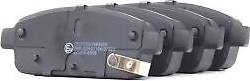 Ridex Brake Pad Set Rear Axle Anti-Squeak Plate