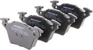 Ridex Brake Pad Set Rear Axle