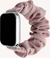 Shein Solid Ruched Watchband Apple Watch - Rosa