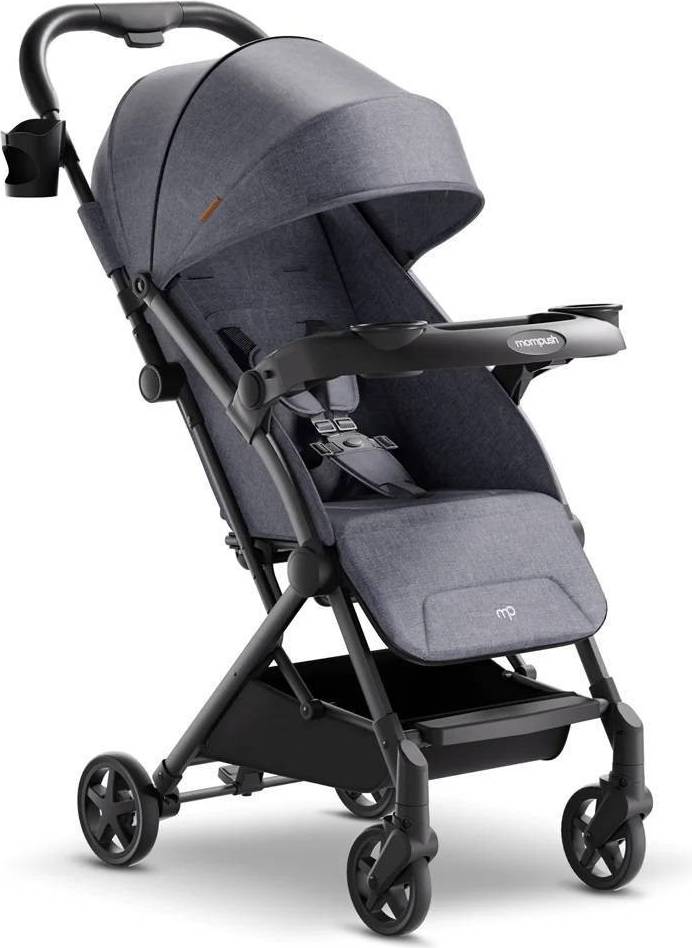Mompush Lithe V2 Lightweight Travel Stroller - Gray
