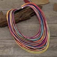 Shein Color Block Layered Necklace