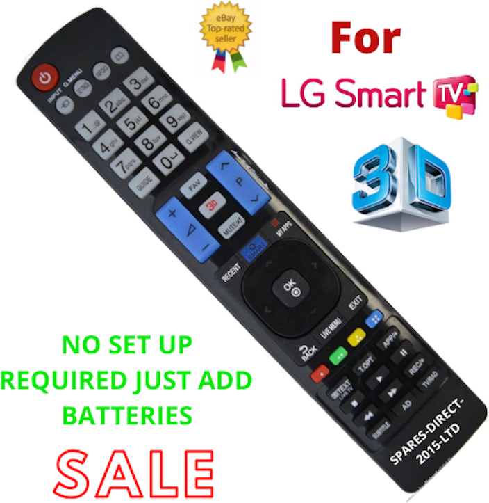LG TV Remote Control 2000-2024 3D LCD LED Smart HD