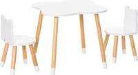 Homcom 3 Piece Kids Table Chair Set