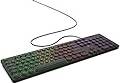 Clavier Touches Rondes RGB Noir
