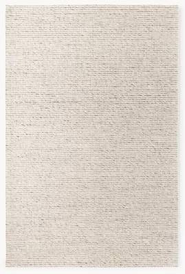 Westwing Collection Hand-Woven Low-Pile Wool Rug Beige