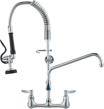 VEVOR Commercial Faucet with Pre-Rinse Sprayer
