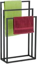 B2X Black Towel Rail 3 Rails