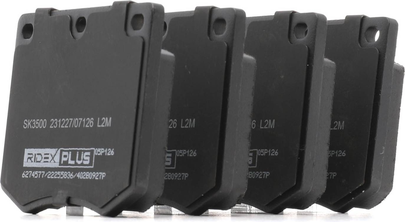 Ridex Plus Brake Pad Set Front Axle