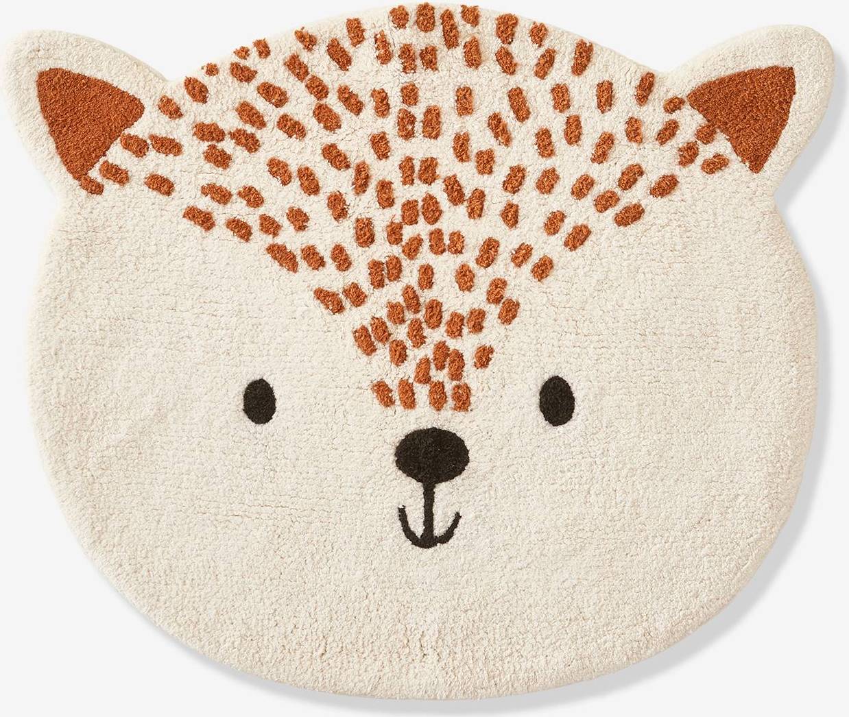 Vertbaudet Bathroom Rug Beige Light Solid With Design