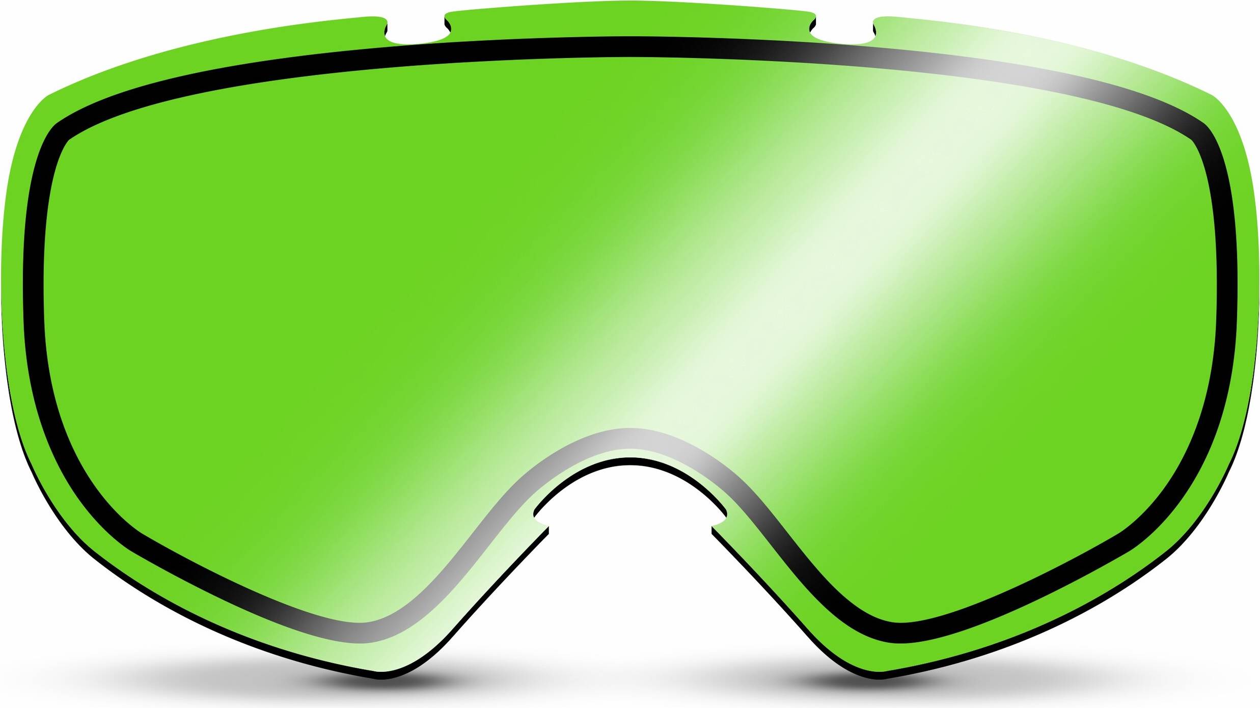 Lente maschera sci Fast Vert
