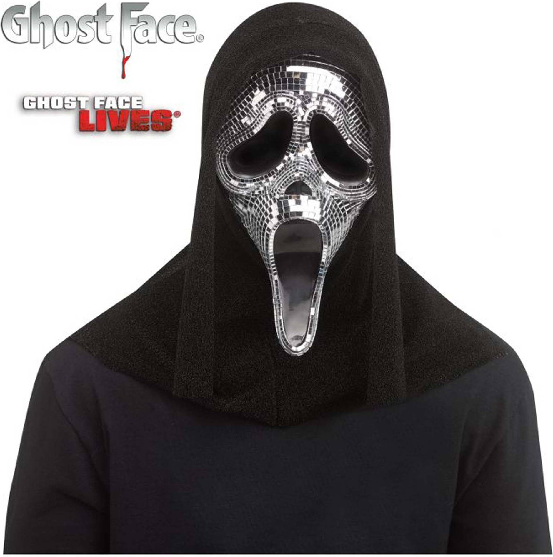 Fun World Scream Ghost Face Mirror Mask