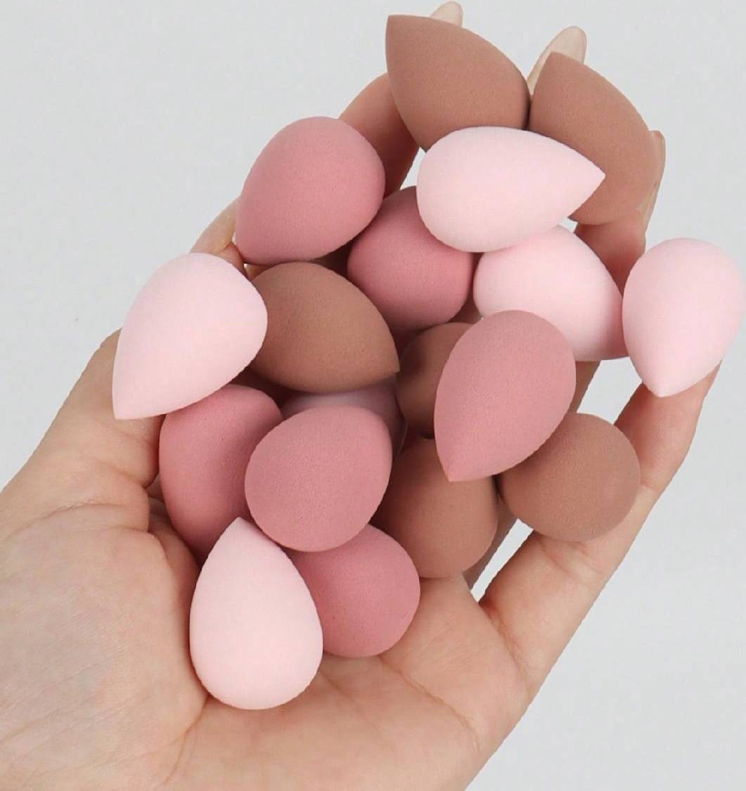 Shein Mini Makeup Sponges - Random Color, Multipurpose, Latex-Free