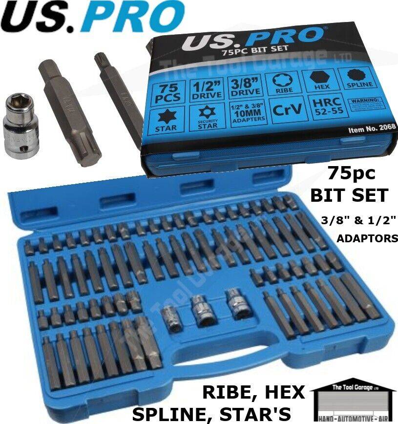 US PRO 2068 75pc Socket Bit