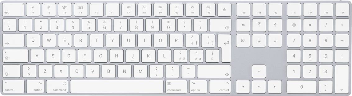 Apple magic keyboard Apple Magic Keyboard with Numeric Keypad (Italian)