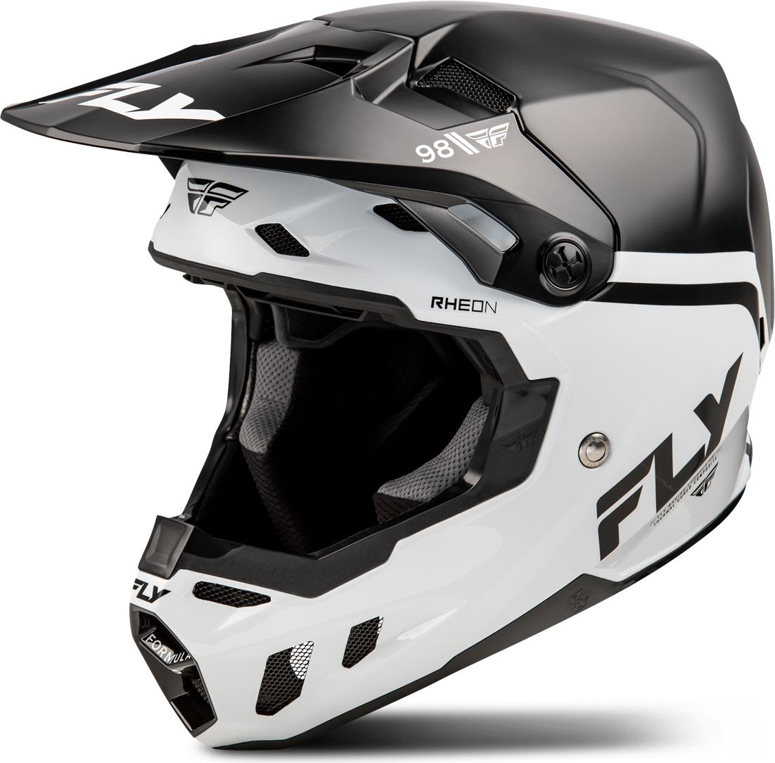 Fly Racing Formula CC Objective MX Helmet Black-White