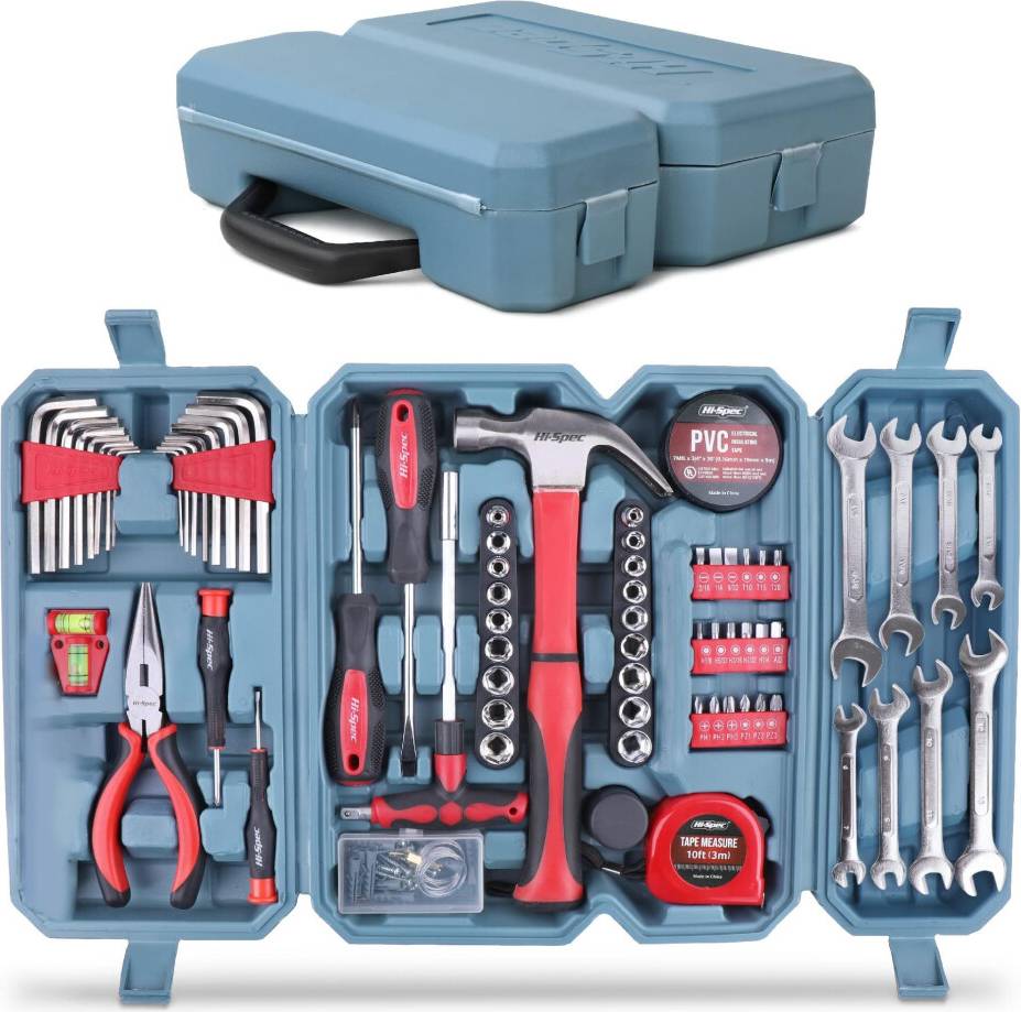 Hi-Spec 73 Piece Complete Household Box Tool Kit